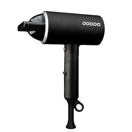 OOOOO Hair Dryer with 2 Heat Setting - Lightweight Foldable Handle - 1500W