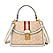 Guanchi Crossbody Bag with Exterior Zipped Pocket & Handle Drop - Brown