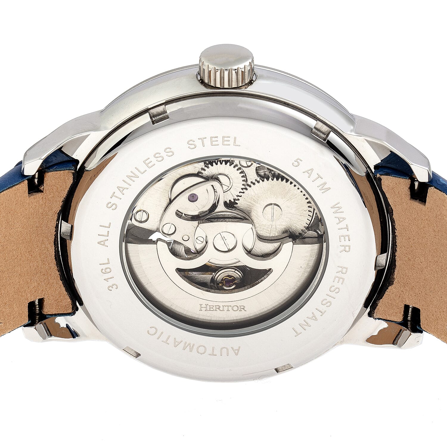 Automatic Mens Watch in Leather