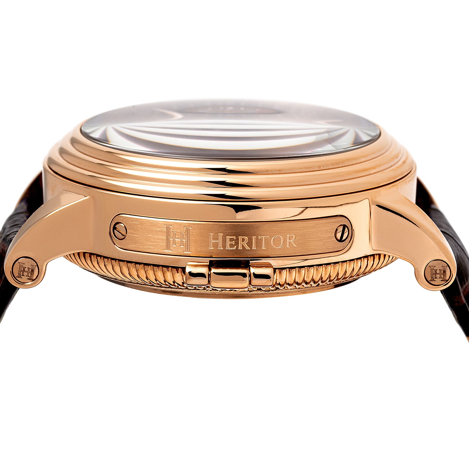 Automatic Mens Watch in Leather