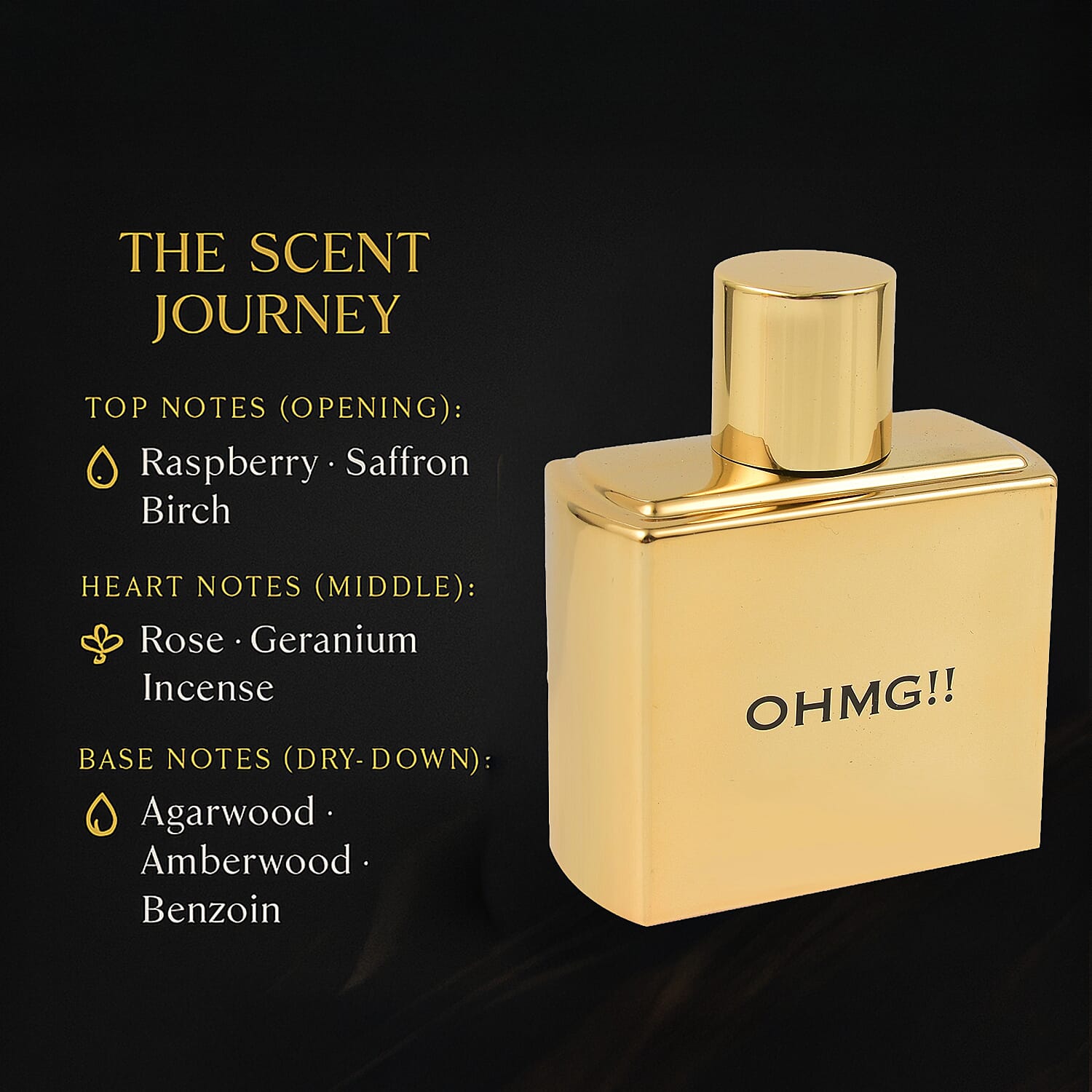 Laurelle OHMG!! 2 Oud Eau De Parfum - 100ml - Unisex (Gold)