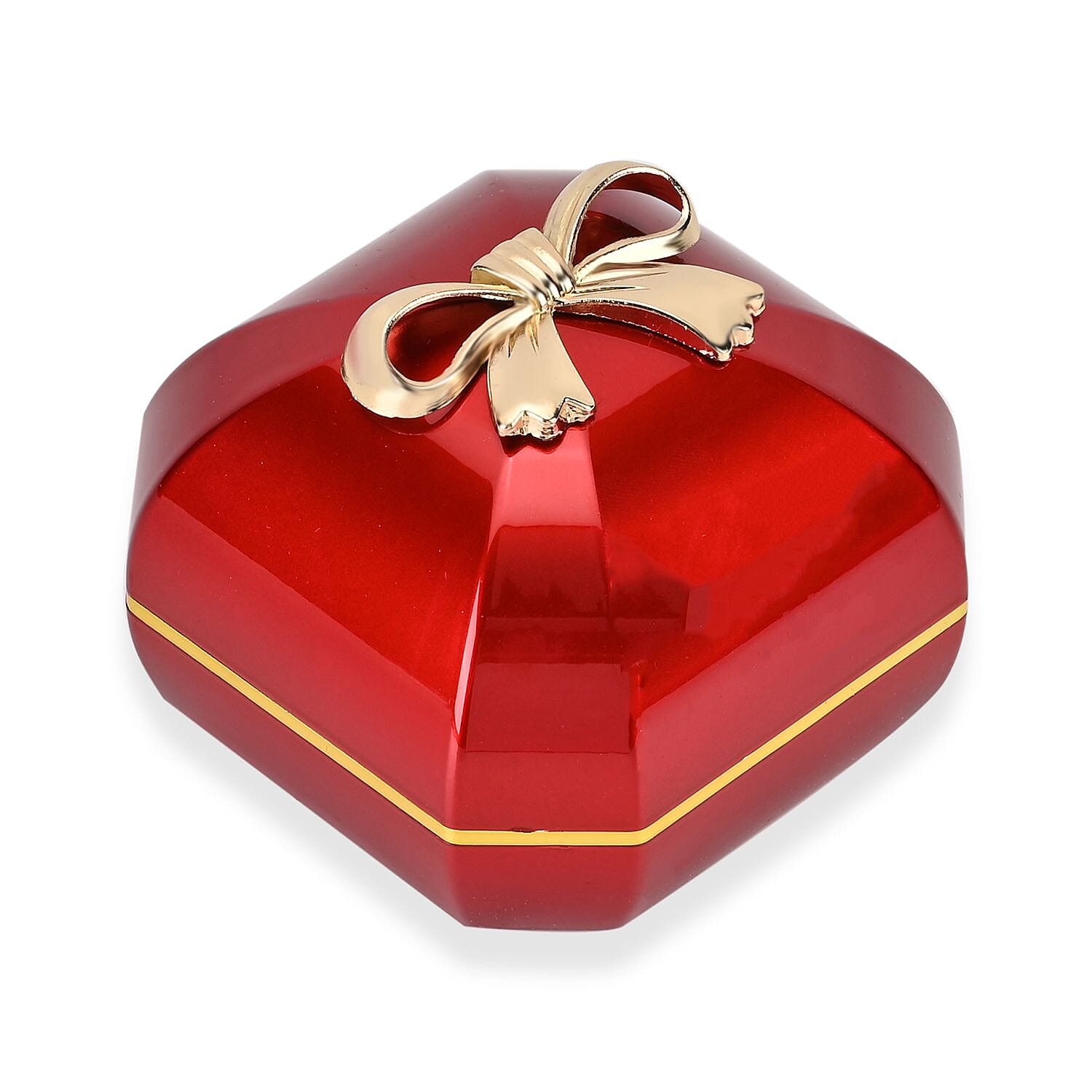 Solid Ring Box (Size 7x7x6 in) - Red