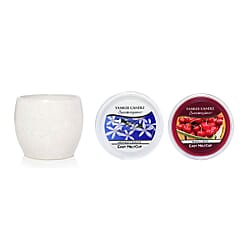 Yankee Candle: Scenterpiece Melt Cup with Cinnamon Stick and Midnight Jasmine - Red
