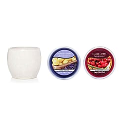 Yankee Candle: Scenterpiece Melt Cup with Cinnamon Stick and Midnight Jasmine - Red
