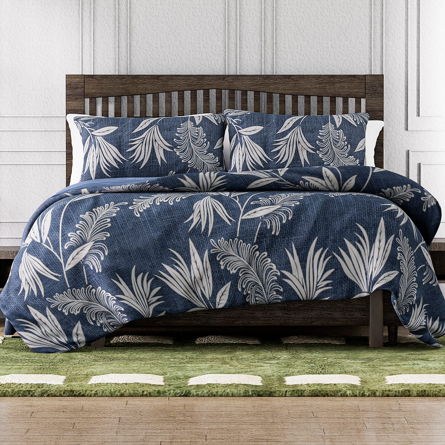 Set of 3 Digital Printed Duvet Cover and 2 Pillowcases