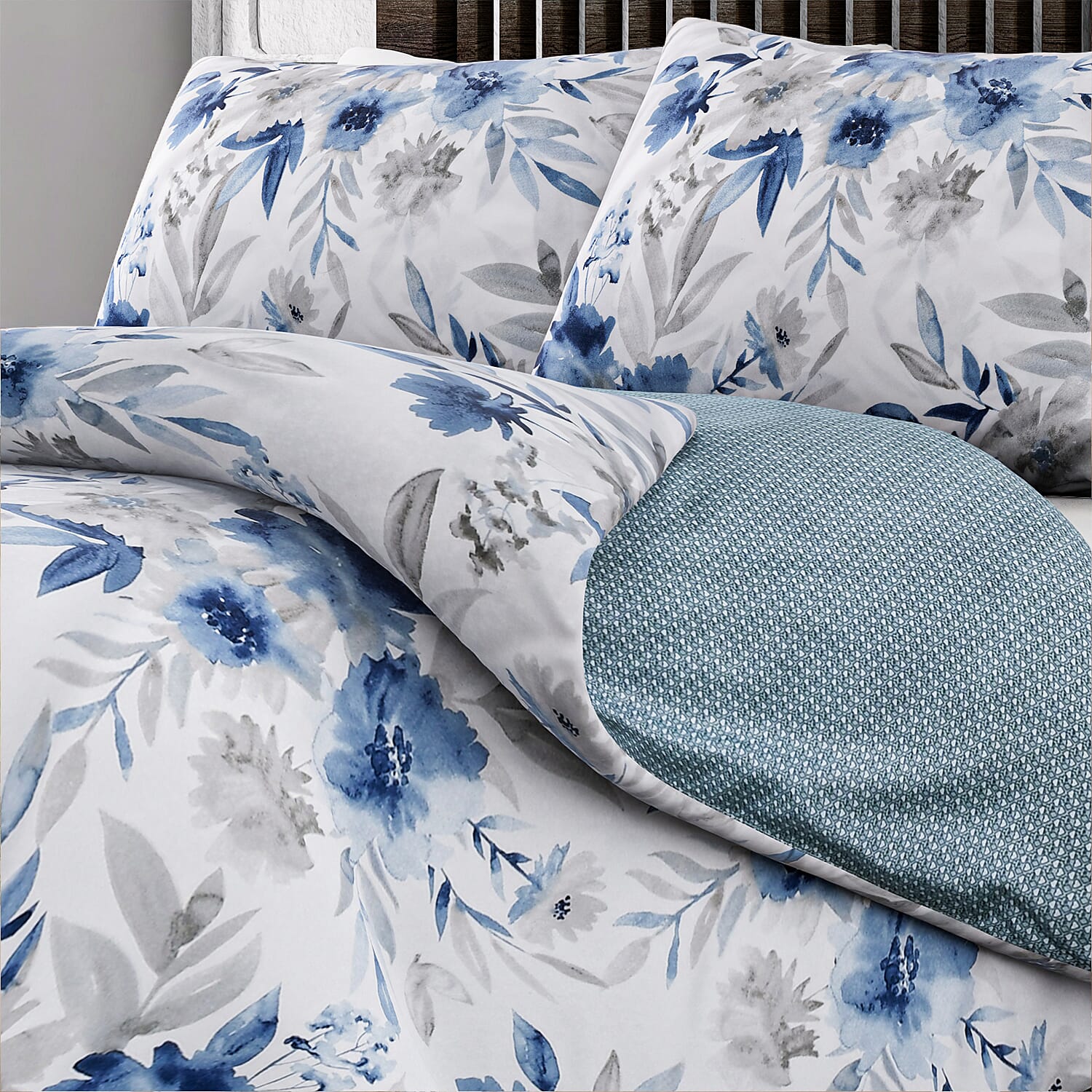 Set of 3 Digital Printed Duvet Cover and 2 Pillowcases