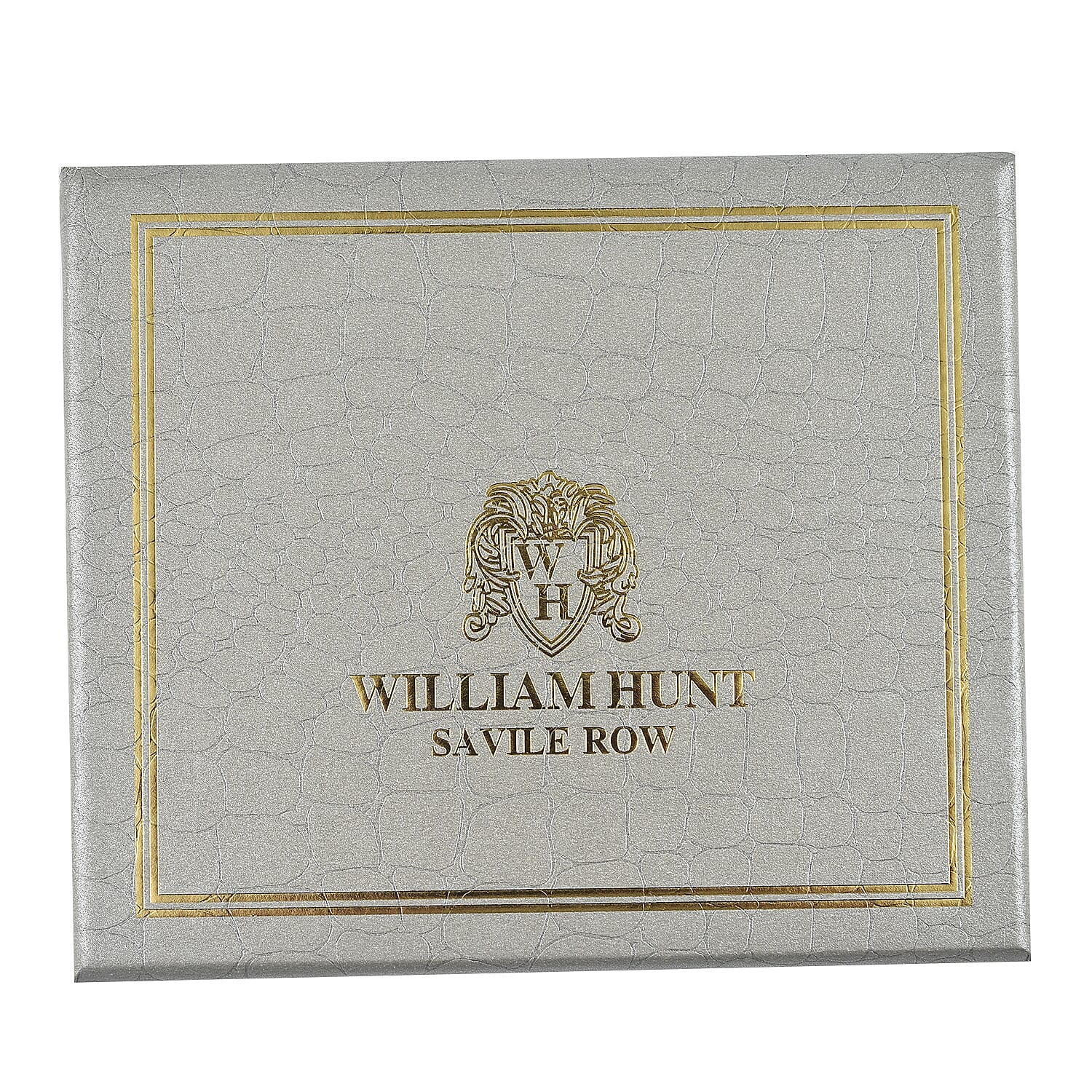 William Hunt Genuine Leather Double Fold Mens Wallet - Dark Brown