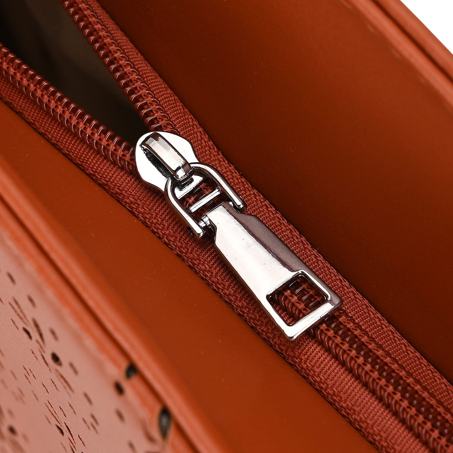 PU Floral Tote Bag (Size 31x13x32 cm) - Red & Black