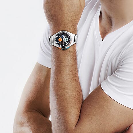 Japanese Mens Watch in Stainless Steel