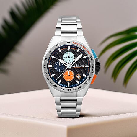 Japanese Mens Watch in Stainless Steel
