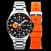 Cadola Peterson Japanese Quartz Chronograph Orange Blue Men's Watch CD-1029-66