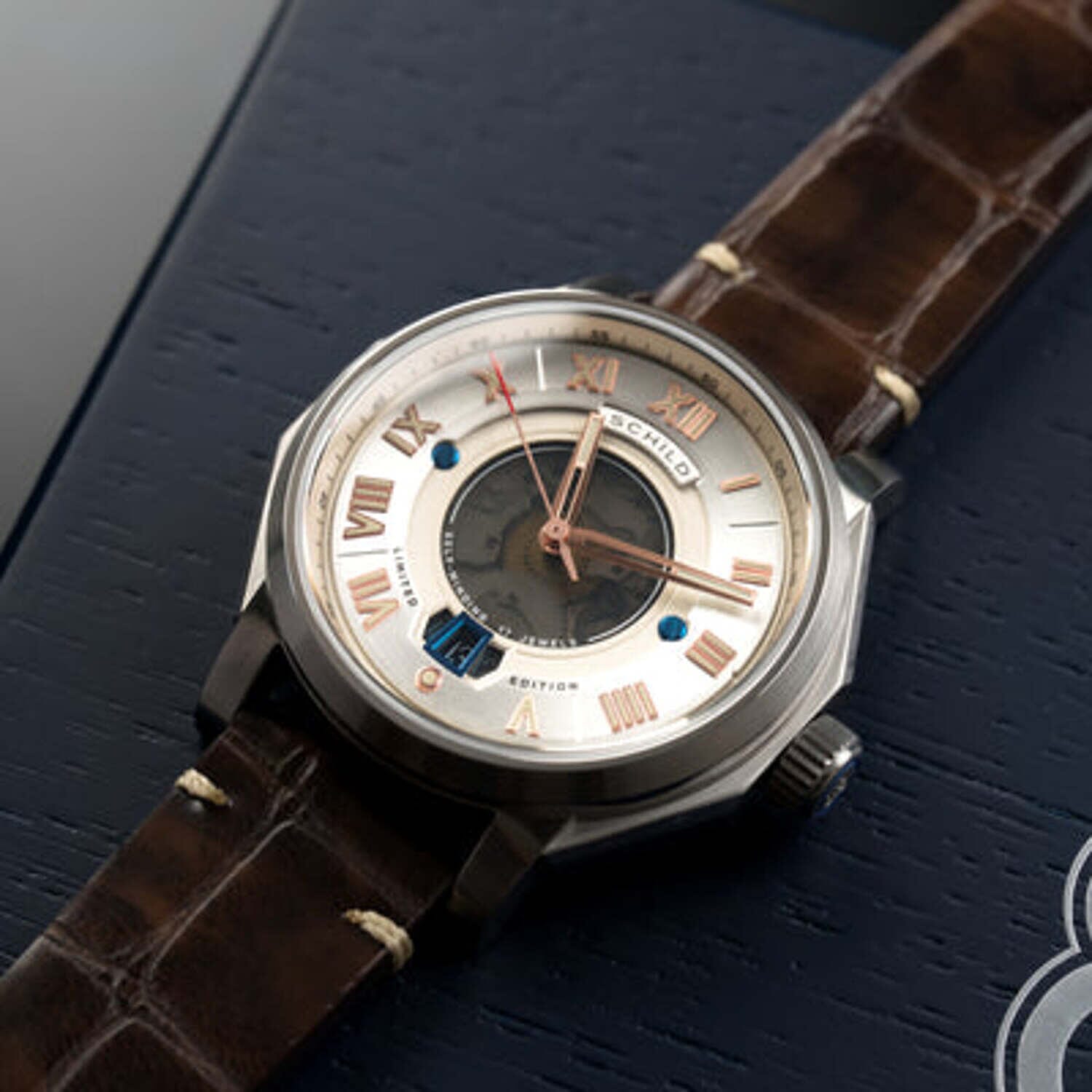 Japanese Mens Watch in Stainless Steel