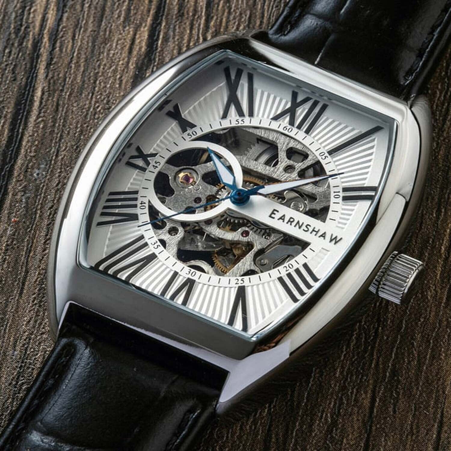 Automatic Mens Watch in Leather