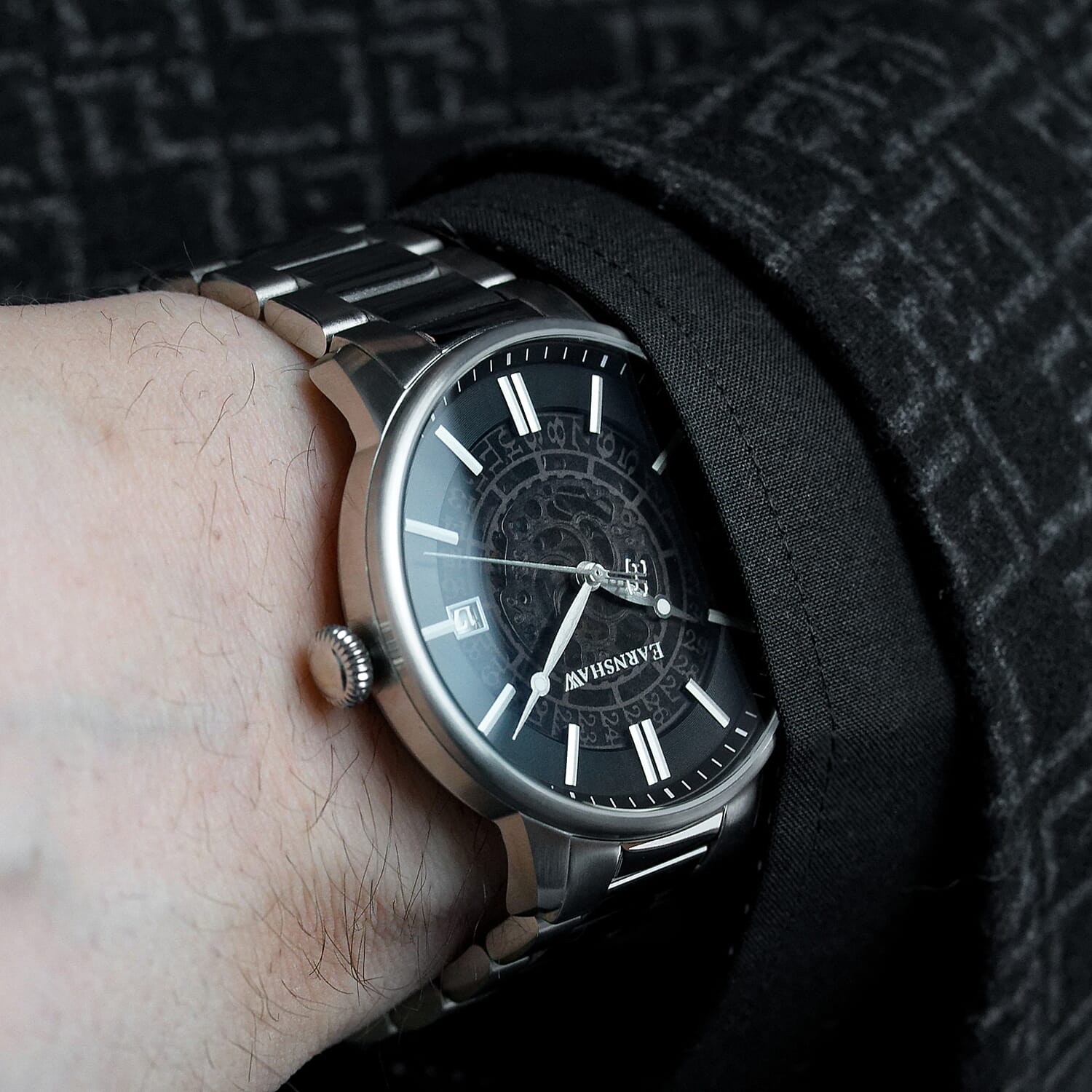 Japanese Mens Watch in Stainless Steel