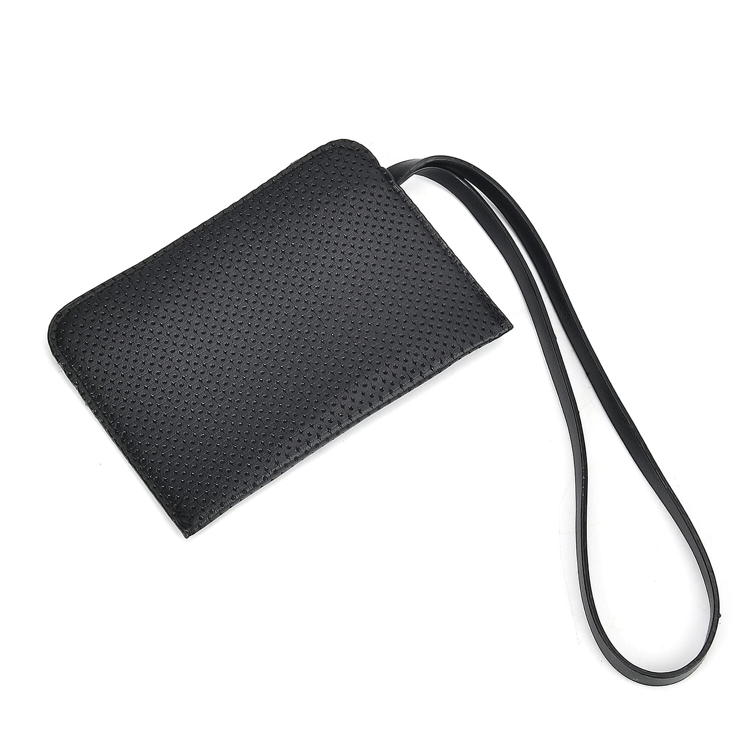  Leatherette Leaf Pattern Tote Bag with Card Holder