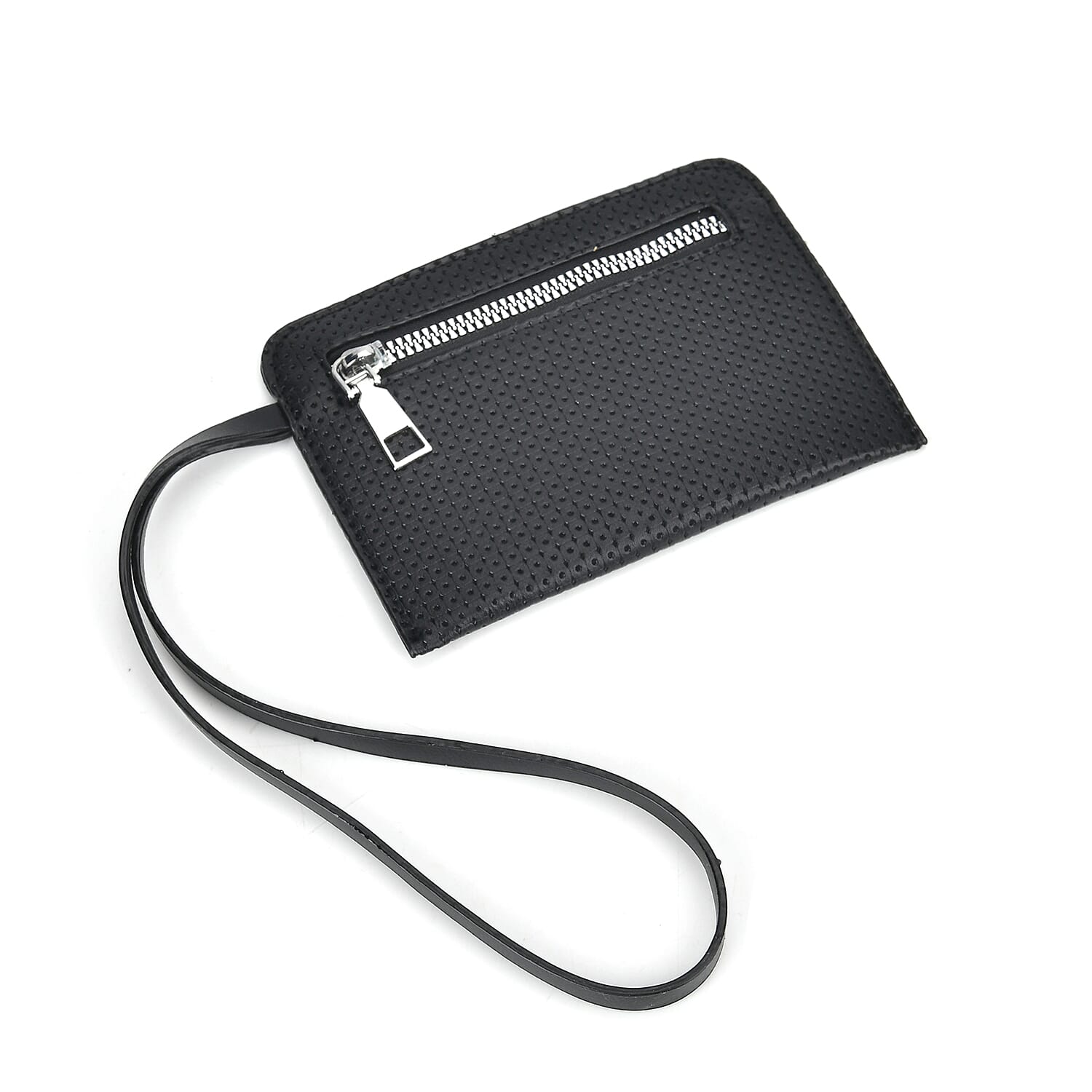  Leatherette Leaf Pattern Tote Bag with Card Holder