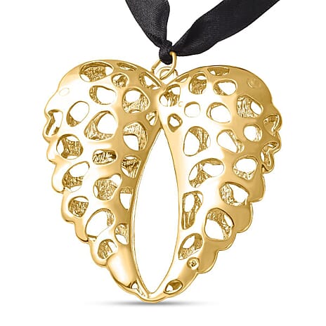RACHEL GALLEY - Heart Charm in Yellow Gold Tone