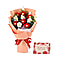 Artificial Crochet Flower Bouquet - Red