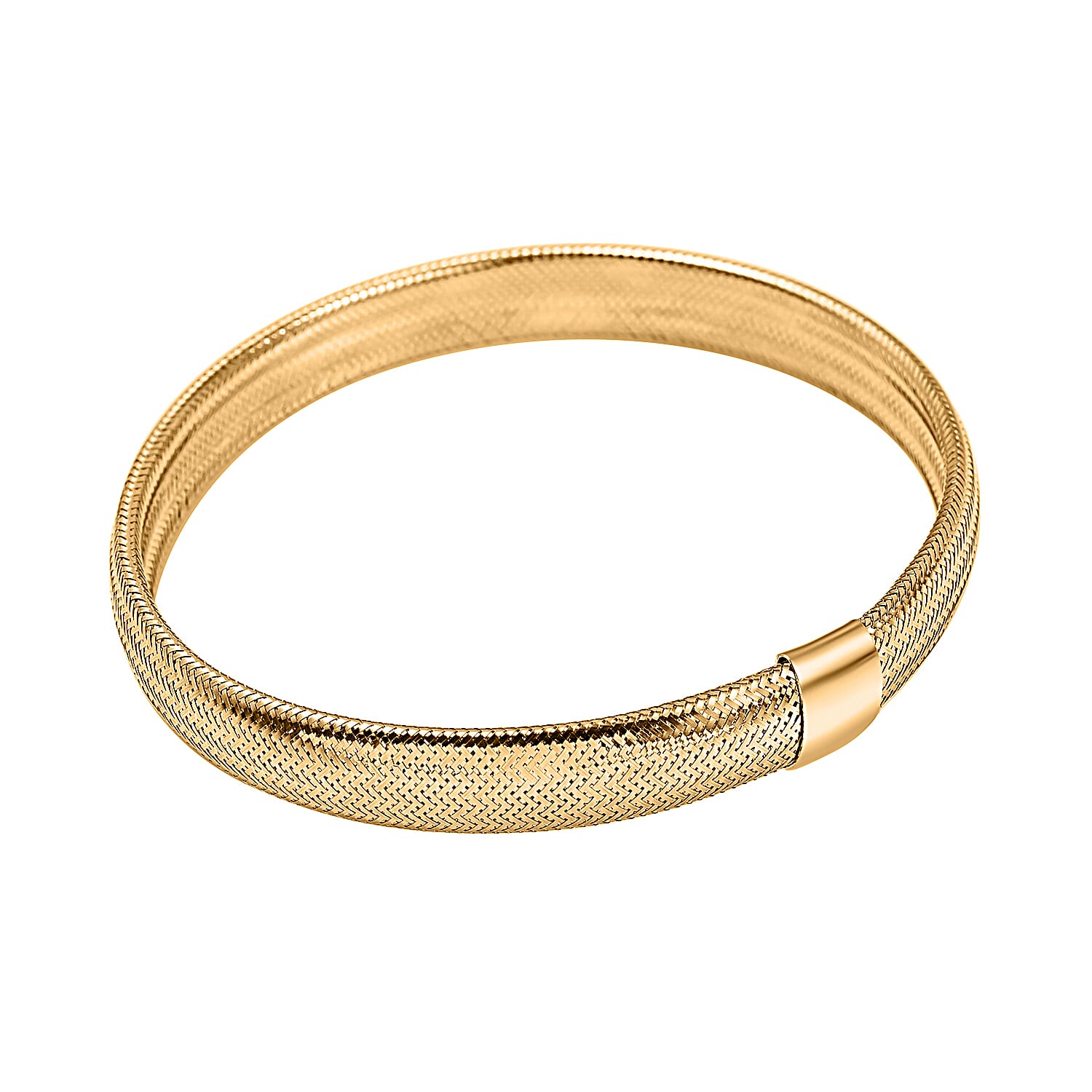 Maestro Collection - 9K Yellow Gold Omega Bracelet (Size - 7.5)