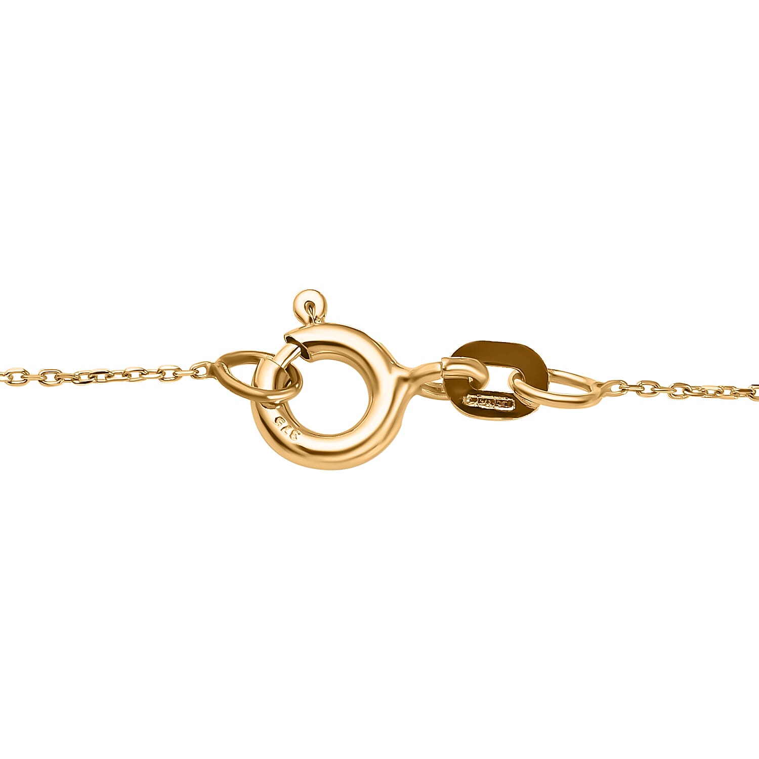 Maestro Collection - 9K Yellow Gold Mirror Bead Necklace (Size - 20)