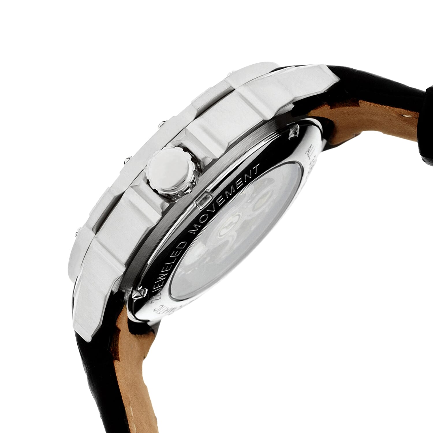 Automatic Mens Watch in Leather