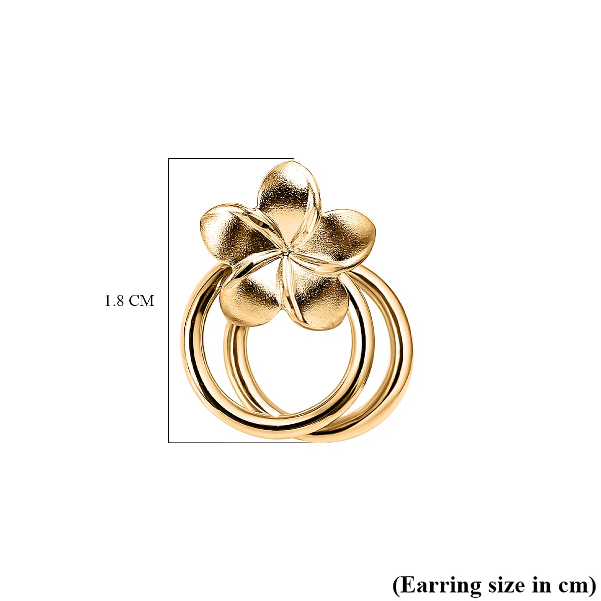 9K Yellow Gold Pin & Butterfly Earrings