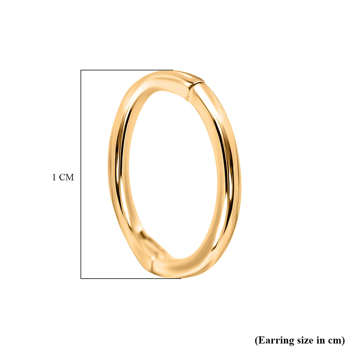 9K Rose Gold Huggie Earrings