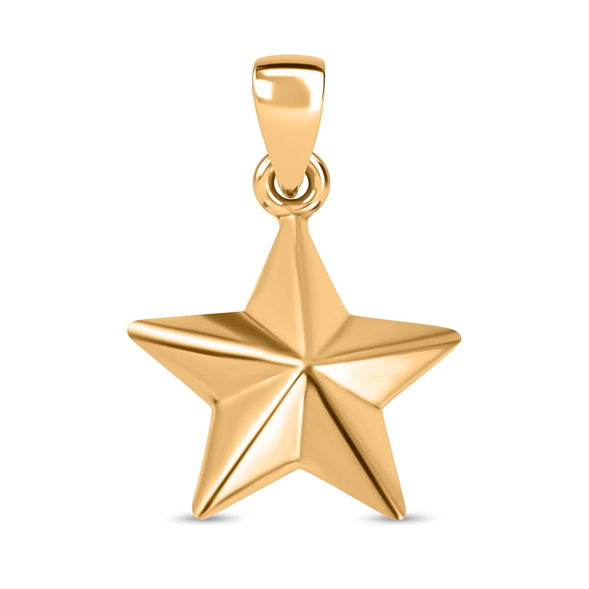 9K Yellow Gold Star Pendant
