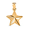 9K Yellow Gold Star Pendant