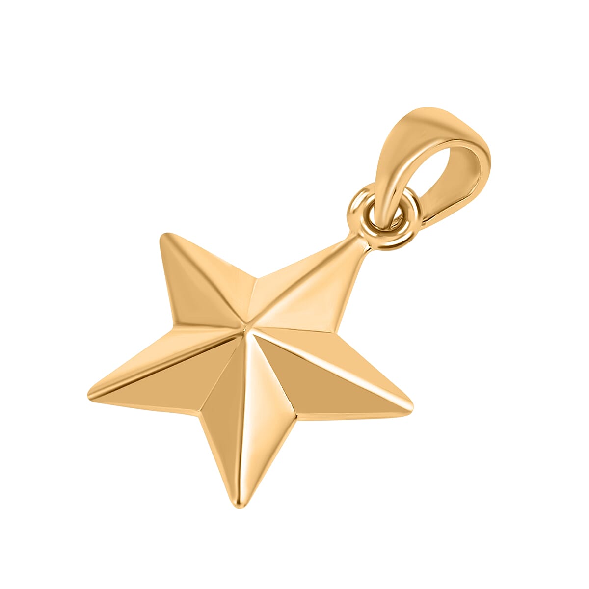  9K Yellow Gold Star Pendant