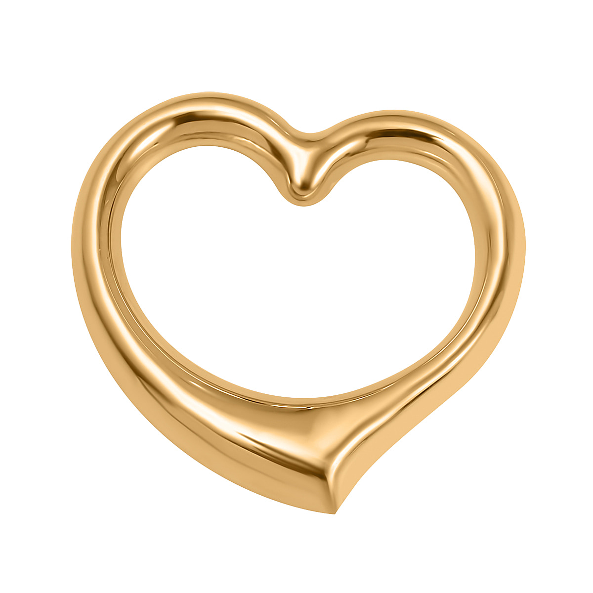 Designer Inspired - 9K Gold Open Heart Pendant