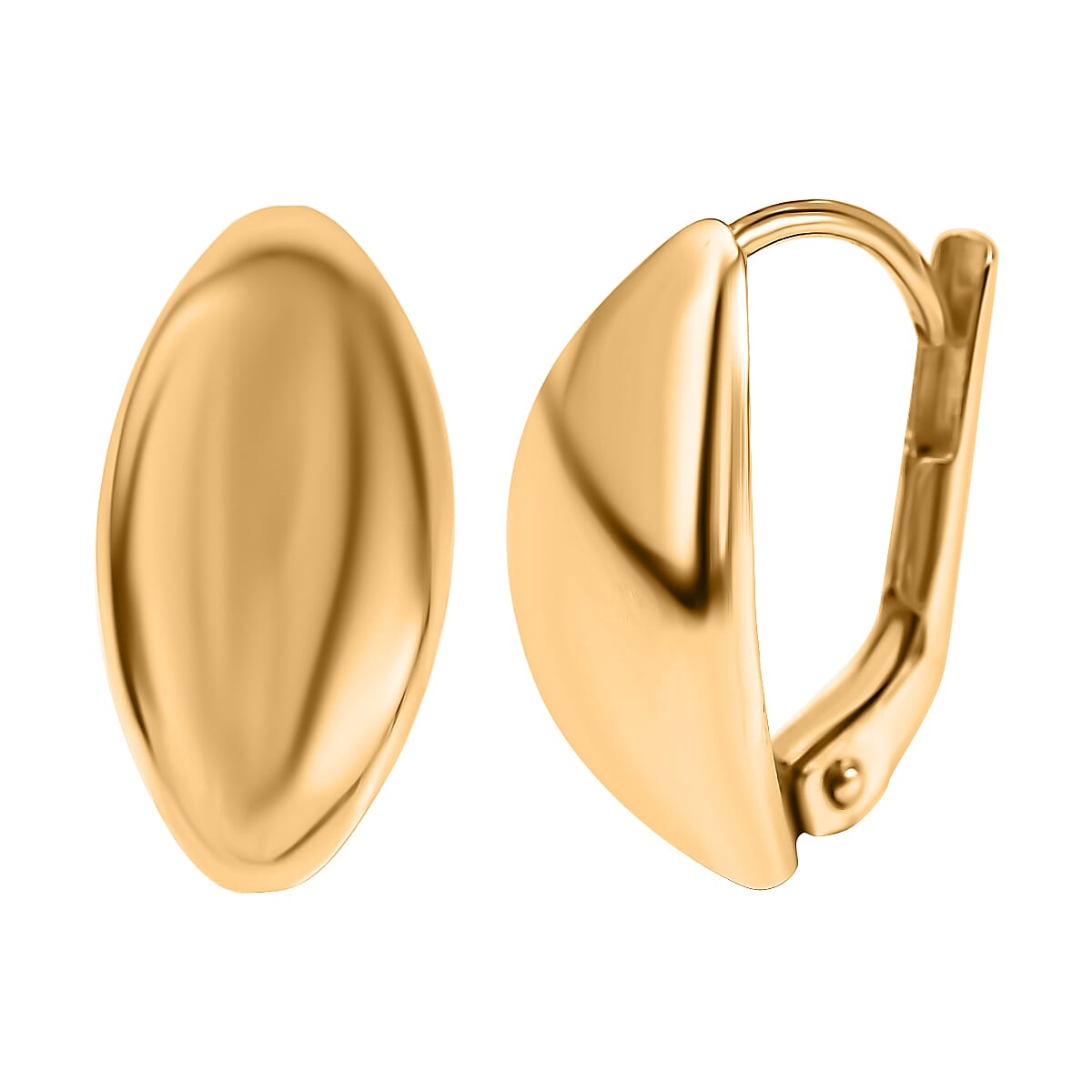 Otttoman Treasures - 9K Yellow Gold Dome Drop Earrings