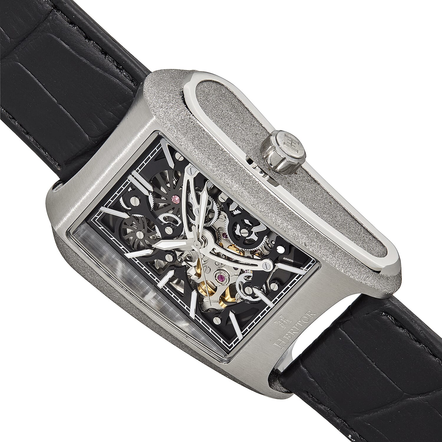 Automatic Mens Watch in Leather