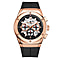 Limited Edition Mann Egerton Hand Assembled Fusion Steel -Rose Gold Seiko Quartz Chronograph Movement Watch