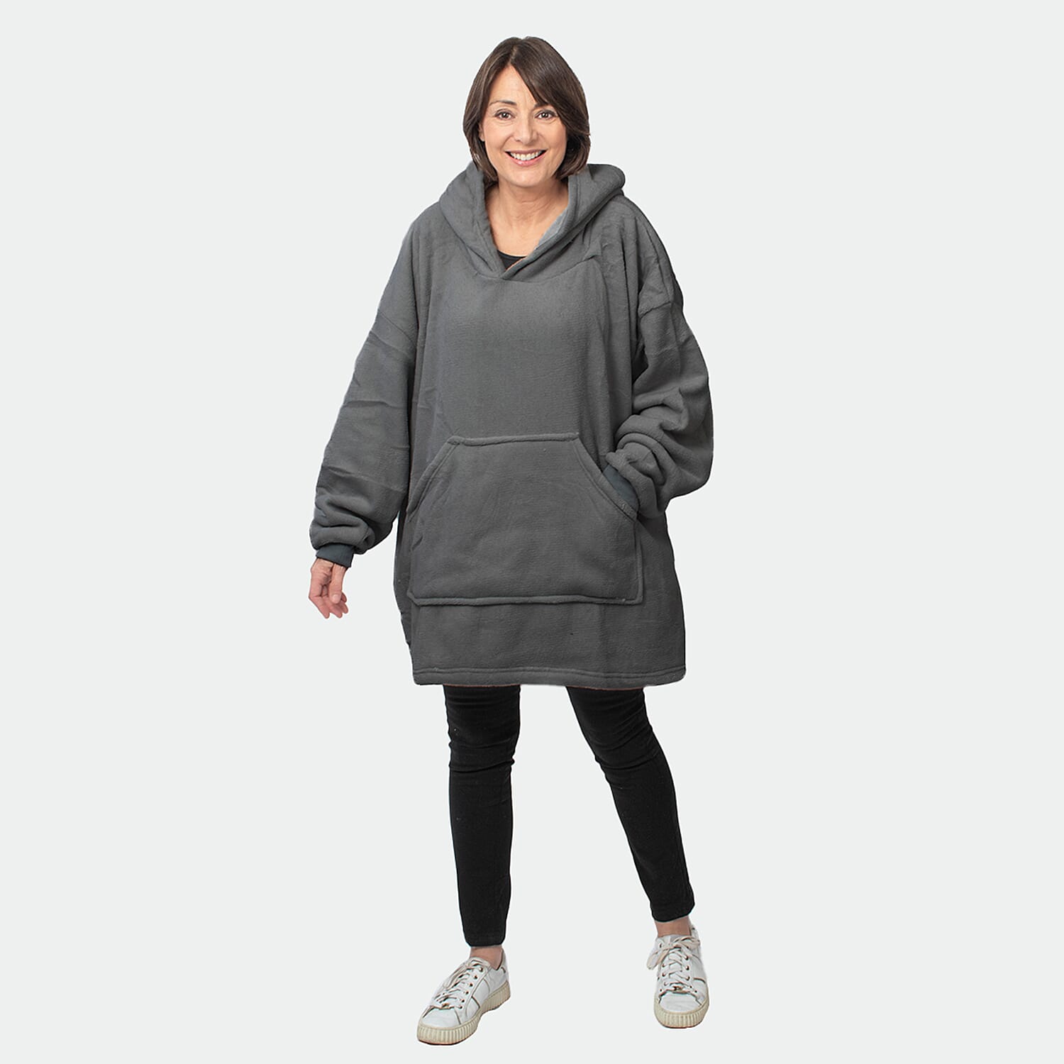 Oversized clearance fleece hoodie