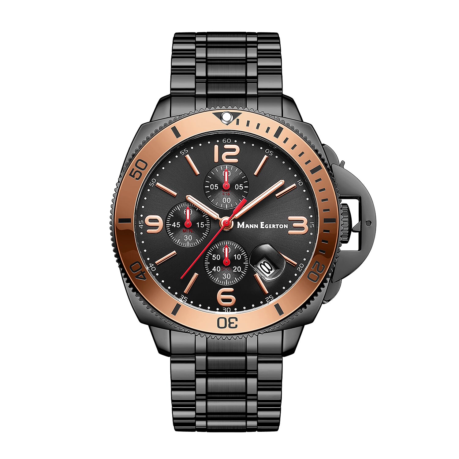 Limited Edition Mann Egerton Hand Assembled Time Guarder Black