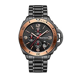 Limited Edition Mann Egerton Hand Assembled Time Guarder Rose Seiko Quartz Chronograph Movement Watch