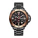 Limited Edition Mann Egerton Hand Assembled Time Guarder Black Seiko Quartz Chronograph Movement Watch