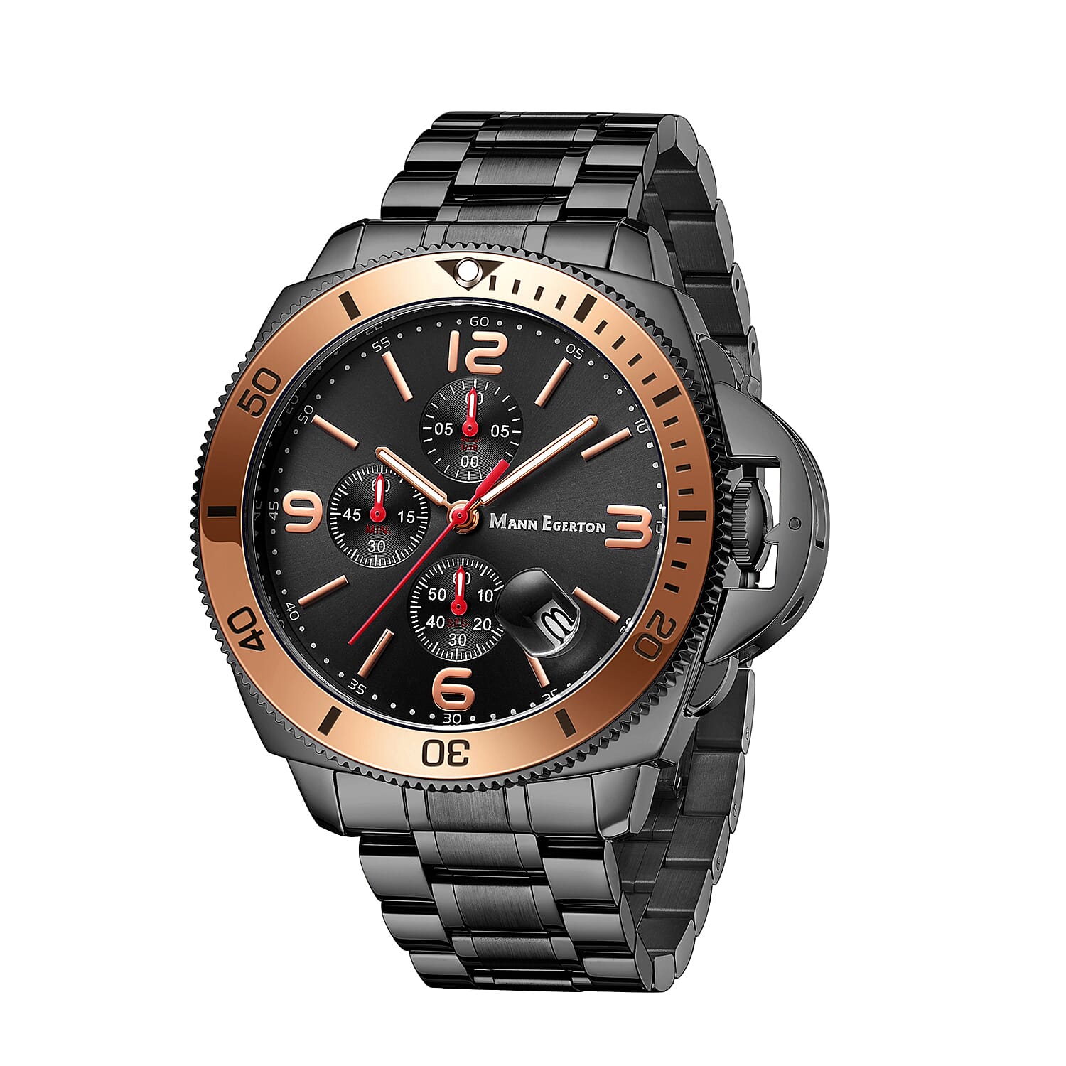 Limited Edition Mann Egerton Hand Assembled Time Guarder Black