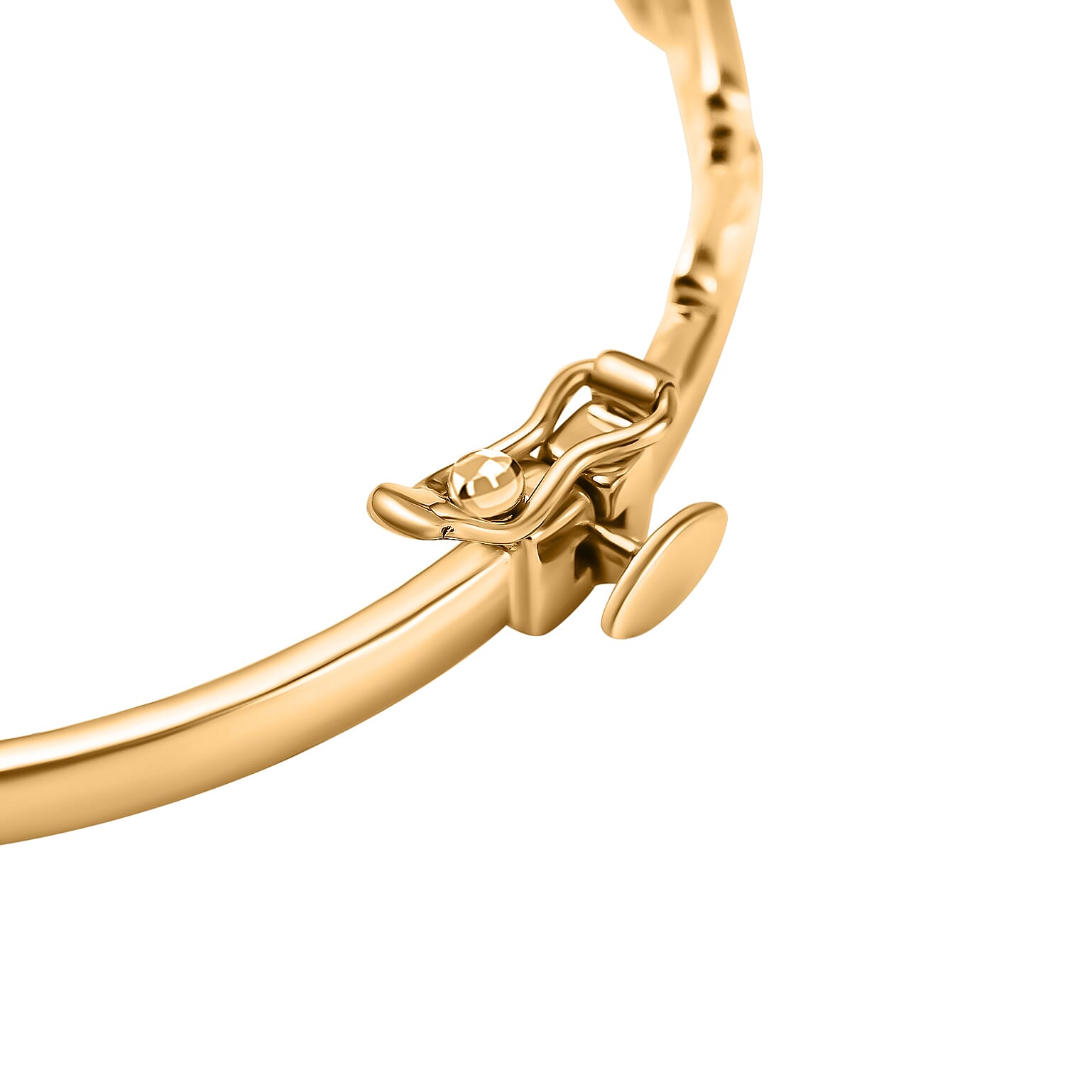Manhattan Close Out Deal - 9K Yellow Gold Square Link Bangle (Size 7.5) Gold Wt 6.50 GM