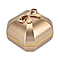 Solid Luxurious Polished Necklace and Pendant Jewellery Box With LED Light & Anti-Tarnish Protection - Gold