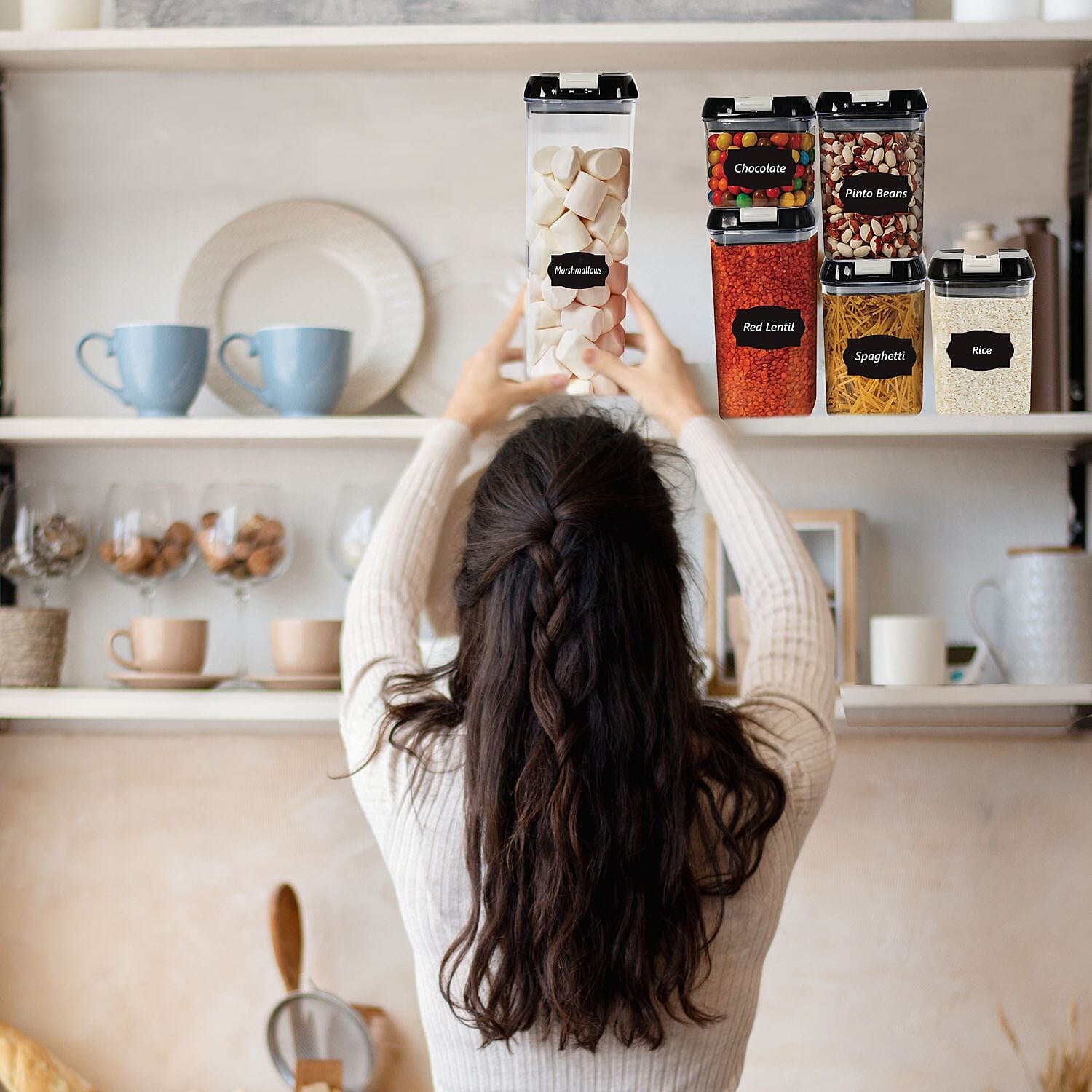 Kitchenware and Tableware Sample (Size 9x15x1 cm) - White