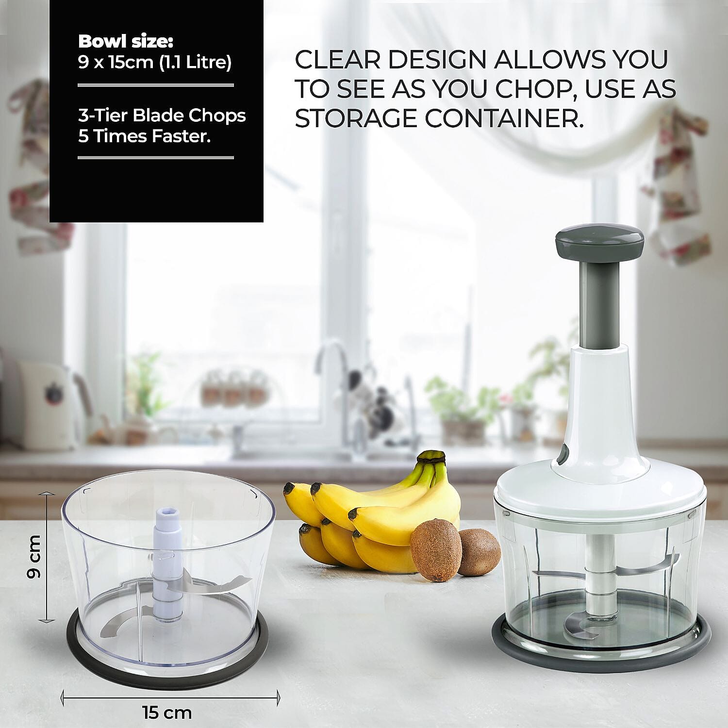 Kitchen Utensils (Size 9x15x1 cm) - White