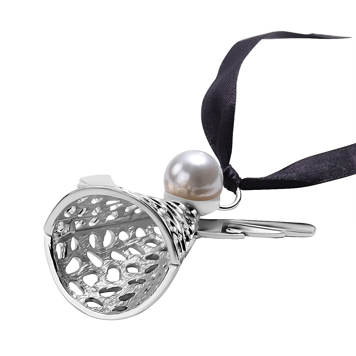 Plastic Pearl Charm 0.01 ct 0.010 Ct.