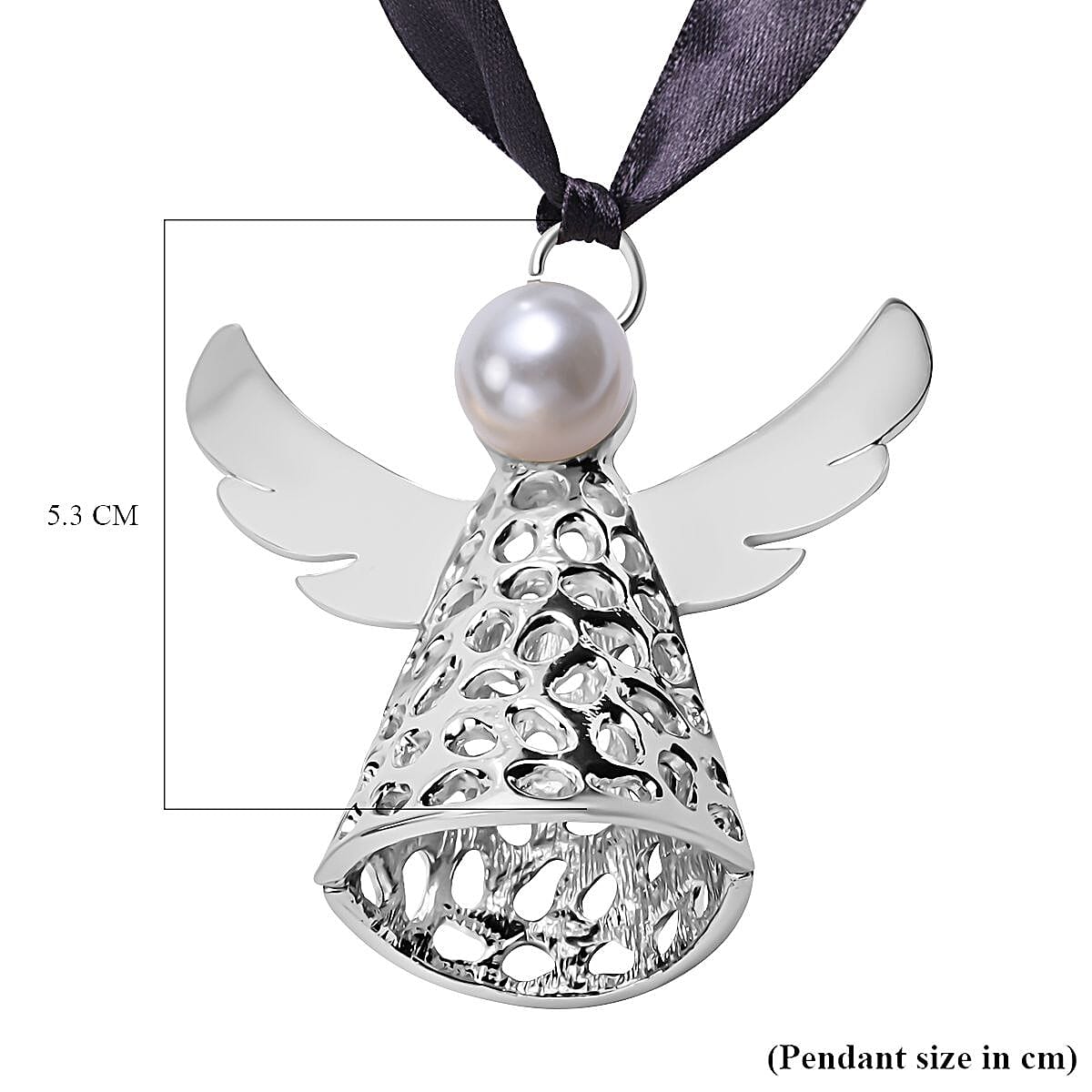 Plastic Pearl Charm 0.01 ct 0.010 Ct.