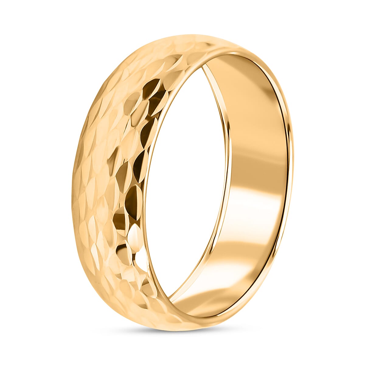 9K Yellow Gold Band Ring