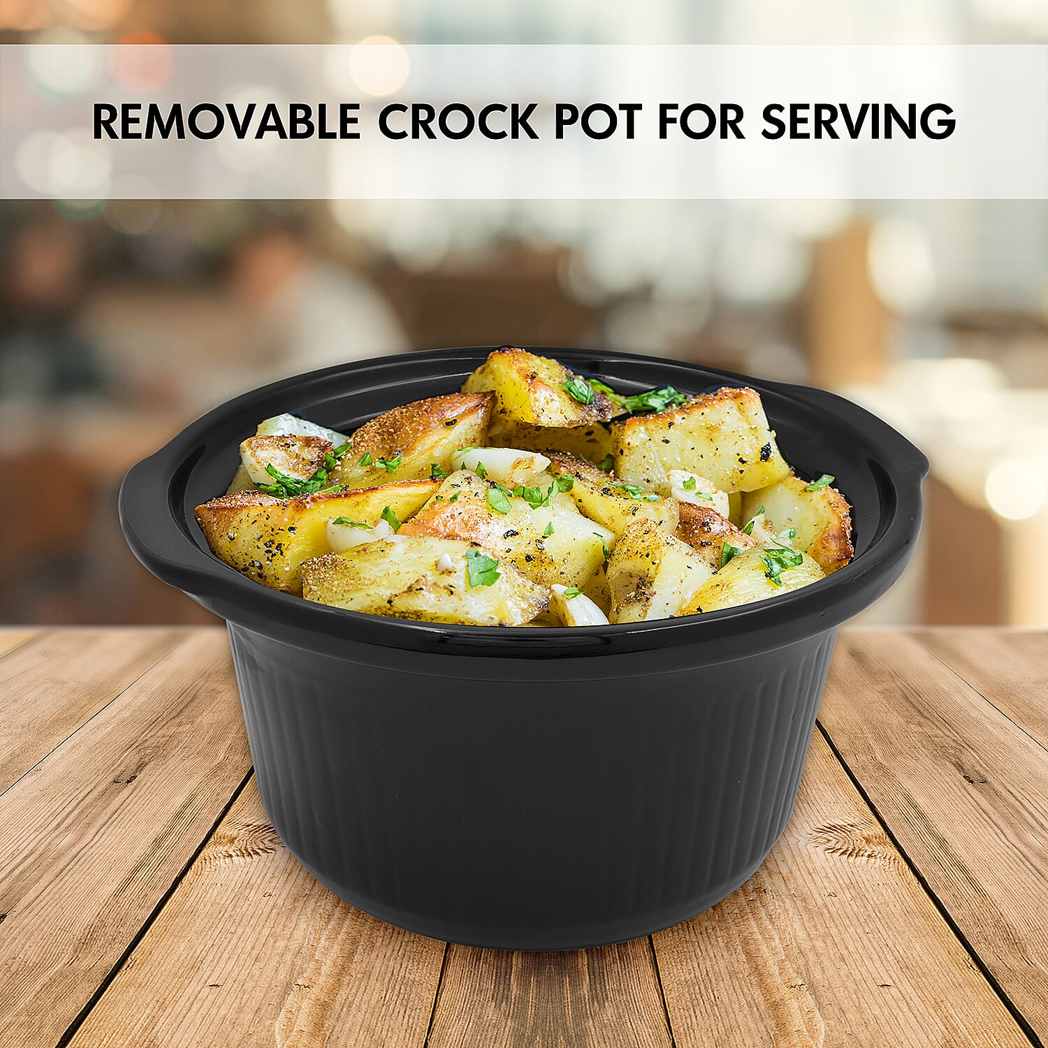 Stainless Steel 5 Ltr Slow Cooker - 320W