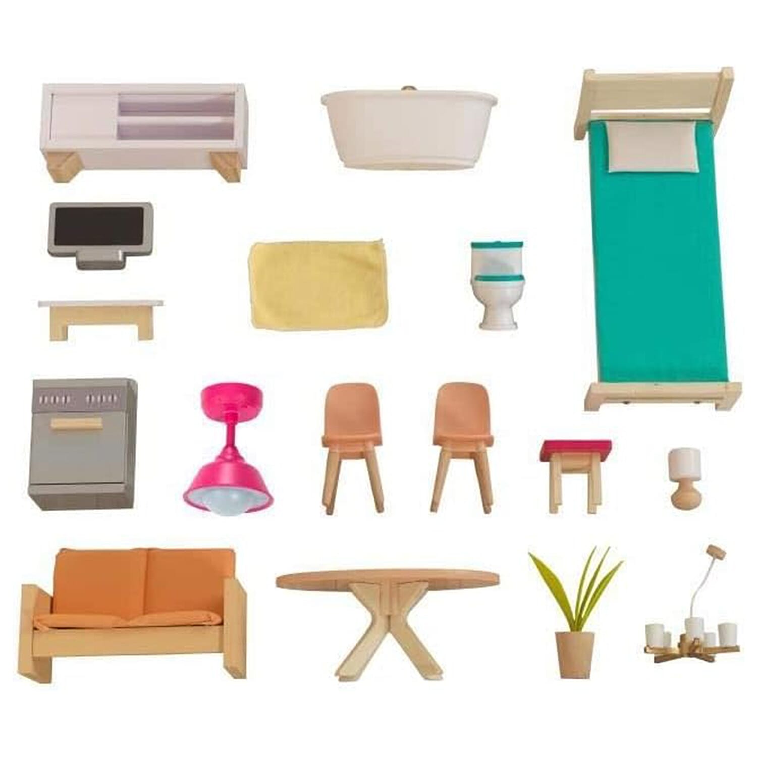 Accessory Set (Size 1x1x1 in) - Multi Color