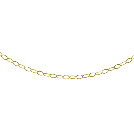 RACHEL GALLEY - 9K Yellow Gold Soldered Trace Chain (Size - 18)