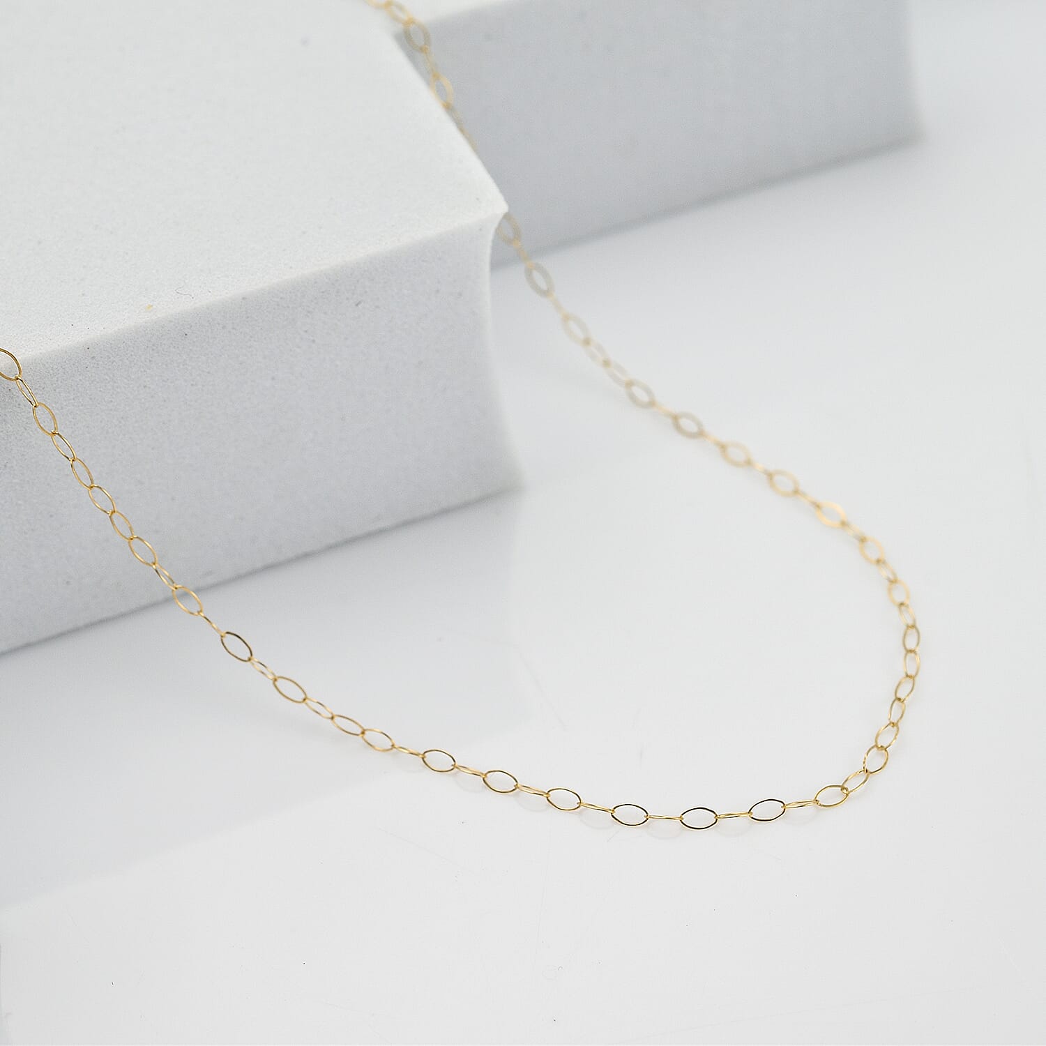 RACHEL GALLEY - 9K Yellow Gold Soldered Trace Chain (Size - 18)
